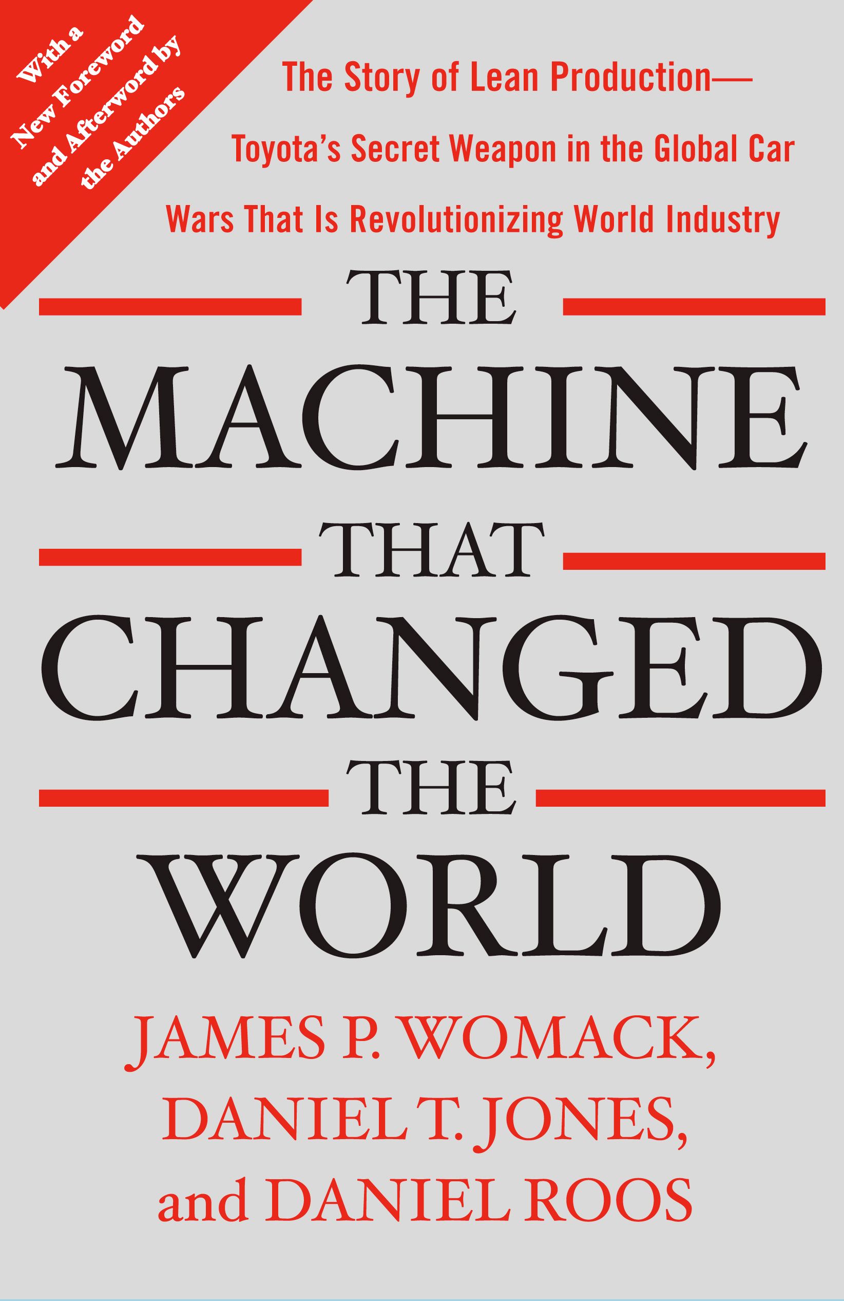 The book cover of "The Machine That Changed the World."